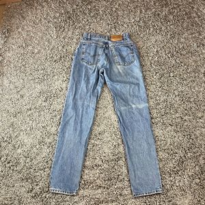 Vintage 90s Levis Jean Womens 8 Regular Orange Tab 950 Relaxed Fit Tapered Leg